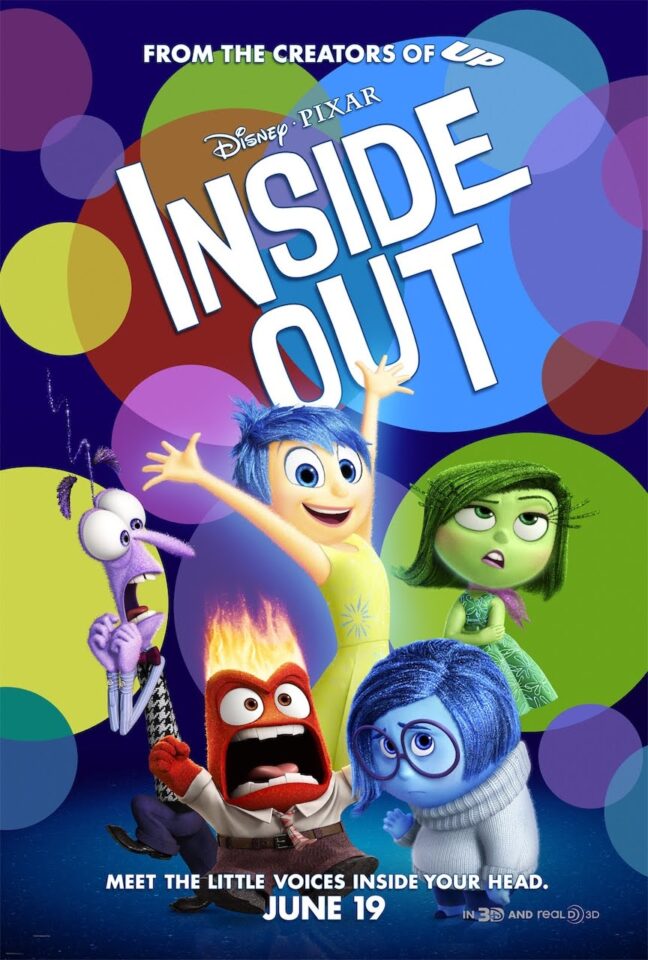 Inside Out, Characters that Personify Emotions Move Around Cutely.のサムネイル画像